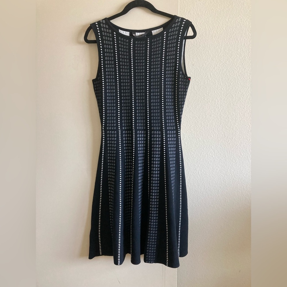 BCBGMAXAZRIA Victoria A Line Elegant Black Sleeveless Dress | NWT - Picture 4 of 9